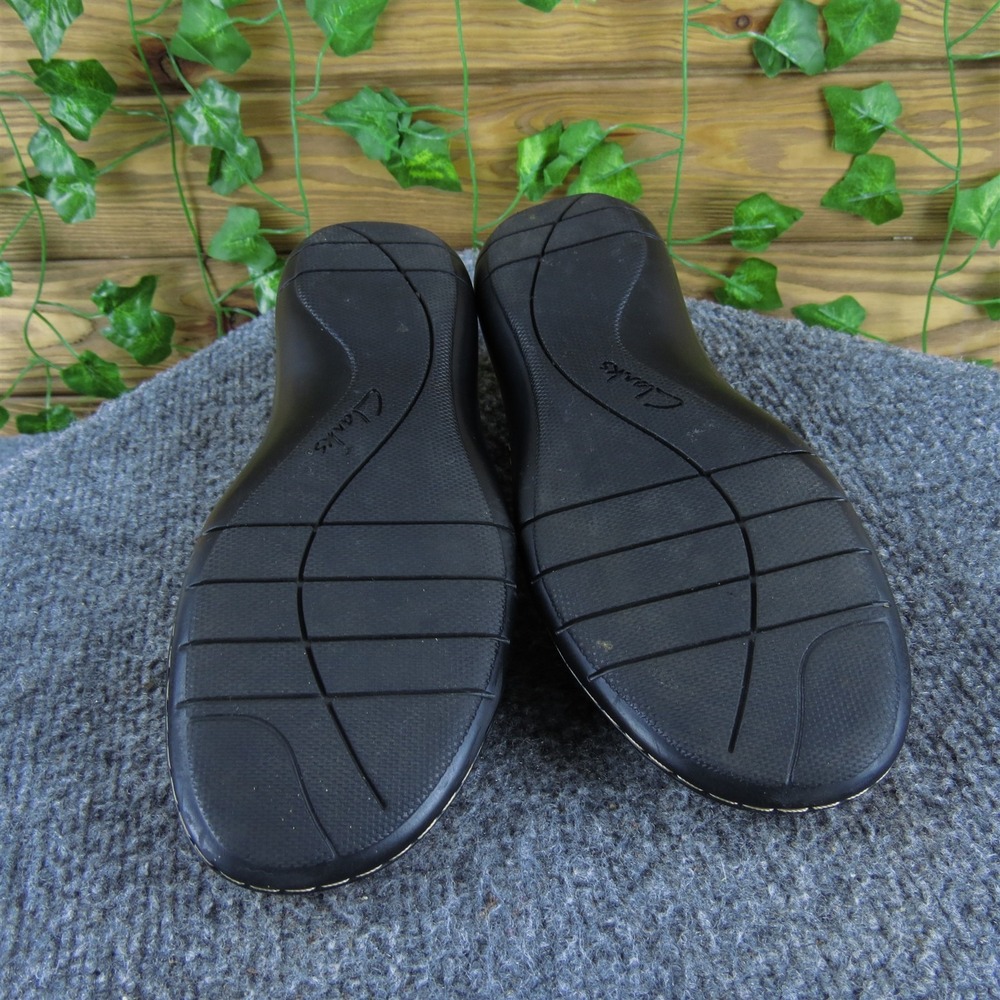 Clarks Women Ashland Spin Q Flat Brown Leather Sz‎ 6 Medium Gently Used 2025 - Picture 6 of 6